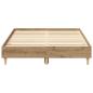 Preview: Bettgestell ohne Matratze Artisan-Eiche 140x190cm Holzwerkstoff
