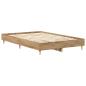 Preview: Bettgestell ohne Matratze Artisan-Eiche 140x190cm Holzwerkstoff