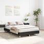 Preview: Bettgestell ohne Matratze Schwarz 135x190 cm Holzwerkstoff