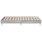 Preview: Bettgestell ohne Matratze Grau Sonoma 135x190 cm Holzwerkstoff