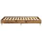 Preview: Bettgestell ohne Matratze Altholz-Optik 135x190cm Holzwerkstoff