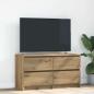 Preview: ARDEBO.de - TV-Schrank Artisan-Eiche 100x35x54 cm Holzwerkstoff