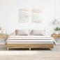 Preview: ARDEBO.de - Bettgestell ohne Matratze Artisan-Eiche 200x200cm Holzwerkstoff