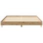Preview: Bettgestell ohne Matratze Artisan-Eiche 200x200cm Holzwerkstoff