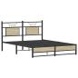 Preview: Bettgestell ohne Matratze Sonoma-Eiche 140x190 cm Holzwerkstoff