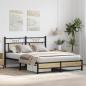 Preview: Bettgestell ohne Matratze Sonoma-Eiche 140x190 cm Holzwerkstoff