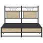 Preview: Bettgestell ohne Matratze Sonoma-Eiche 120x200 cm Holzwerkstoff