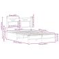 Preview: Bettgestell ohne Matratze Sonoma-Eiche 120x190 cm Holzwerkstoff