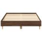 Preview: Bettgestell ohne Matratze Braun Eichen-Optik 140x190 cm