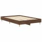 Preview: Bettgestell ohne Matratze Braun Eichen-Optik 140x190 cm