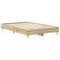 Preview: Bettgestell ohne Matratze Sonoma-Eiche 120x190 cm Holzwerkstoff