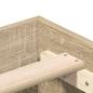 Preview: Bettgestell ohne Matratze Sonoma-Eiche 120x190 cm Holzwerkstoff
