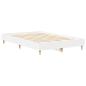Preview: Bettgestell ohne Matratze Weiß 120x190 cm Holzwerkstoff