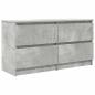 Preview: TV-Schrank Betongrau 100x35x54 cm Holzwerkstoff