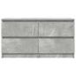 Preview: TV-Schrank Betongrau 100x35x54 cm Holzwerkstoff