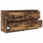 Preview: TV-Schrank Räuchereiche 100x35x54 cm Holzwerkstoff