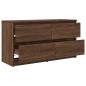 Preview: TV-Schrank Braun Eichen-Optik 100x35x54 cm Holzwerkstoff
