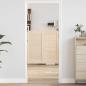 Preview: ARDEBO.de - Schwingtüren Lamellen-Design 1-Paar 90x80 cm Massivholz Kiefer