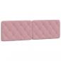 Preview: Bett mit Matratze Rosa 160x200 cm Samt