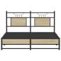 Preview: Bettgestell ohne Matratze Sonoma-Eiche 137x190 cm Holzwerkstoff