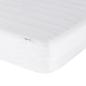 Preview: Bett mit Matratze Creme 160x200 cm Stoff
