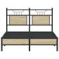 Preview: Bettgestell ohne Matratze Sonoma-Eiche 120x200 cm Holzwerkstoff