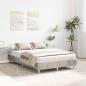 Preview: Bettgestell ohne Matratze Betongrau 140x190 cm Holzwerkstoff