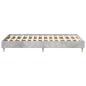 Preview: Bettgestell ohne Matratze Betongrau 140x190 cm Holzwerkstoff