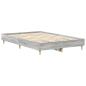 Preview: Bettgestell ohne Matratze Grau Sonoma 140x190 cm Holzwerkstoff