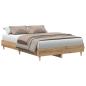 Preview: Bettgestell ohne Matratze Artisan-Eiche 120x190cm Holzwerkstoff