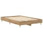 Preview: Bettgestell ohne Matratze Artisan-Eiche 120x190cm Holzwerkstoff