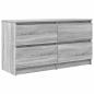 Preview: TV-Schrank Grau Sonoma 100x35x54 cm Holzwerkstoff