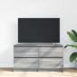 Preview: TV-Schrank Grau Sonoma 100x35x54 cm Holzwerkstoff