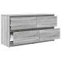 Preview: TV-Schrank Grau Sonoma 100x35x54 cm Holzwerkstoff