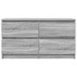 Preview: TV-Schrank Grau Sonoma 100x35x54 cm Holzwerkstoff