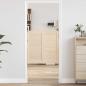 Preview: ARDEBO.de - Schwingtüren Lamellen-Design 2-Paar 90x80 cm Massivholz Kiefer
