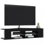 Preview: TV-Schrank mit LED-Leuchten Schwarz 135x39x30 cm