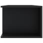 Preview: TV-Schrank mit LED-Leuchten Schwarz 135x39x30 cm