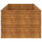 Preview: Hochbeet 290x100x69 cm Cortenstahl