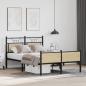 Preview: Bettgestell ohne Matratze Sonoma-Eiche 120x200 cm Holzwerkstoff