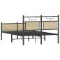 Preview: Bettgestell ohne Matratze Sonoma-Eiche 120x200 cm Holzwerkstoff