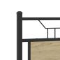 Preview: Bettgestell ohne Matratze Sonoma-Eiche 120x200 cm Holzwerkstoff