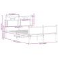 Preview: Bettgestell ohne Matratze Sonoma-Eiche 120x200 cm Holzwerkstoff