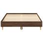 Preview: Bettgestell ohne Matratze Braun Eichen-Optik 135x190 cm