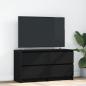Preview: ARDEBO.de - TV-Schrank Schwarz 100x35x54 cm Holzwerkstoff