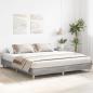 Preview: Bettgestell ohne Matratze Grau Sonoma 200x200 cm Holzwerkstoff