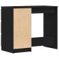 Preview: Schreibtisch Schwarz Eichen-Optik 90x45x76 cm Holzwerkstoff
