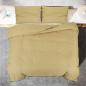 Preview: Bettwäsche-Set Taupe 135x200 cm Leichte Mikrofaser