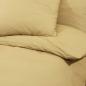 Preview: Bettwäsche-Set Taupe 135x200 cm Leichte Mikrofaser