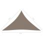 Preview: Sonnensegel Oxford-Gewebe Dreieckig 5x5x6 m Taupe